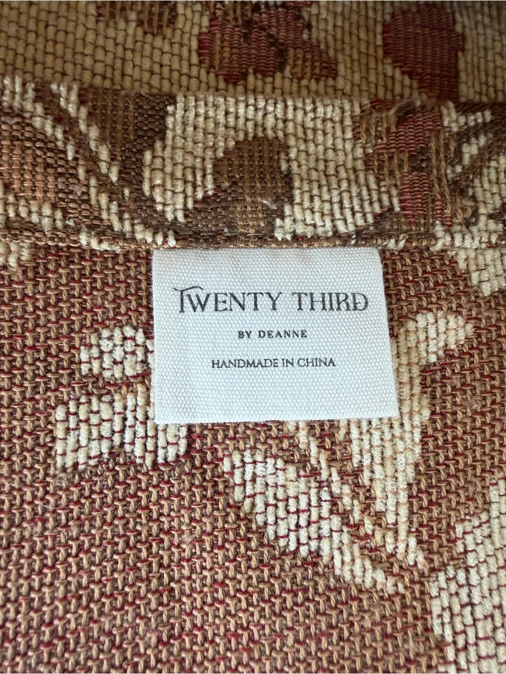 Twenty Third by Deanne Adeline Tapestry Pillow 23x23